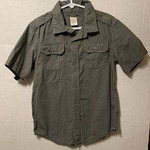 GYMBOREE BOYS BUTTON DOWN SHORT SLEEVE COLLARED SHIRT